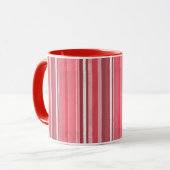 Mug Des rayures roses et puantes (Devant gauche)