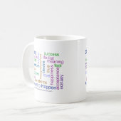 Mug Des rêves sont censés pour se produire (lumineux) (Devant gauche)