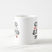 Mug Des rimes Cupides Avec Stupides (Centre)