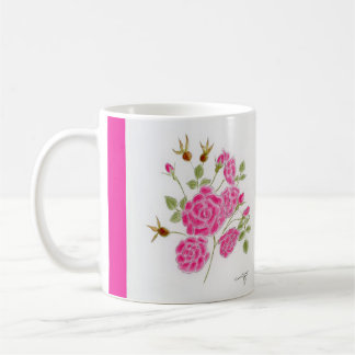 Mug Des roses rouges sur une tasse.