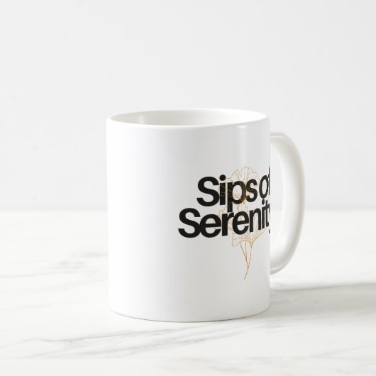 MUG DES SIPS DE SÉRÉNITÉ. (Devant droit)