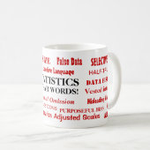 Mug Des statistiques jurent des mots amusants Un stati (Devant droit)