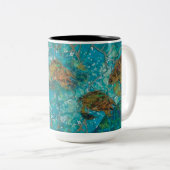 Mug des tortues de la Mosaïque indigénérosité (Devant droit)