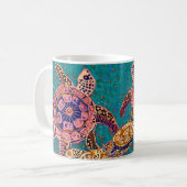 Mug des tortues de mer hawaïennes (Devant gauche)