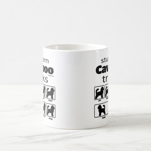 Mug Des Trucs De Cavapoo Imbéciles (Centre)