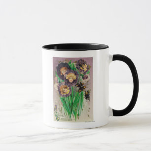 Mug Des violences de Pâques jolies avec des femmes en