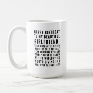 Mug Des voeux d'anniversaire sarcastique amusant pour 
