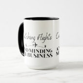 Mug Des Vols De Correspondance Et De L'Intérêt De Mon  (Devant gauche)