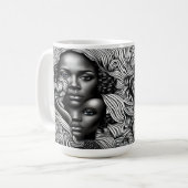 Mug Des yeux de beauté complexes de l'âme (Devant gauche)