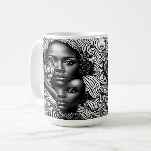 Mug Des yeux de beauté complexes de l'âme (Devant gauche)