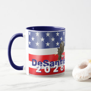 Mug DeSantis 2028 avec Bald Eagle