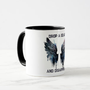 Mug Descendez d'un rapport et disparaissez, moto