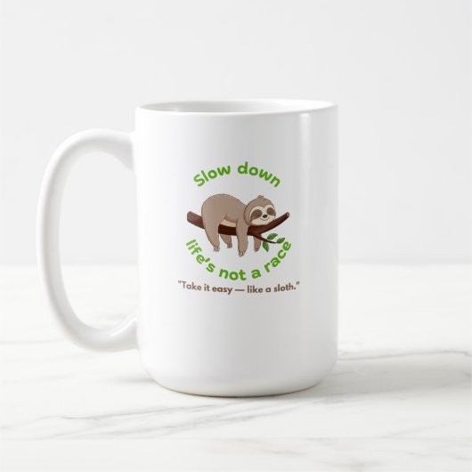 Mug Descente lente - Joints Graphiques et cadeaux (Gauche)
