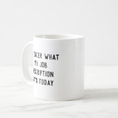 Mug Description d'emploi drôle (Devant gauche)