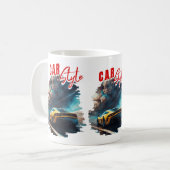 Mug Descubre la Ruta de los Vehículos: Arte Digital en (Devant gauche)