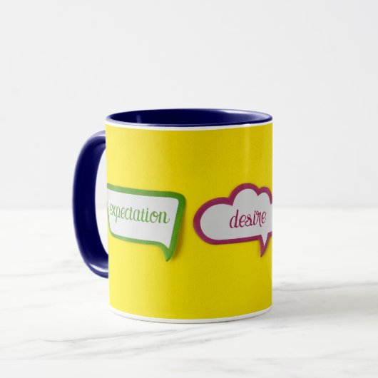 Mug Deseo, creencia y expectativa (Devant gauche)