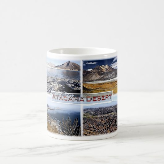 Mug Désert d'Atacama - Chili - Mosaïque - (Centre)