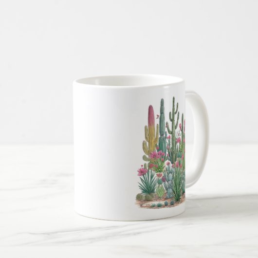 Mug Désert de Cactus (Devant droit)