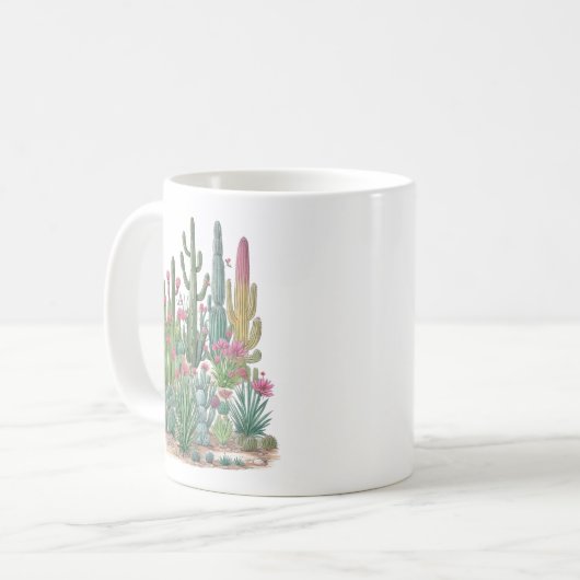 Mug Désert de Cactus (Devant gauche)