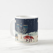 Mug Désert de Menorah d'animaux de Hanoukka (Devant gauche)