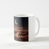 Mug Desert Eid Moubarak Conception nocturne (Devant droit)
