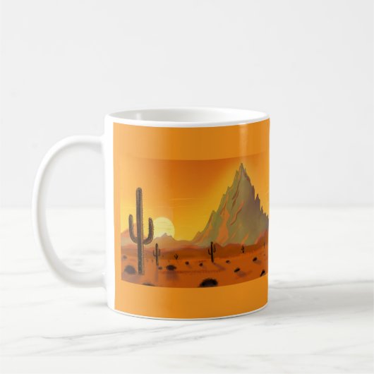 Mug Désert et cactus piquants (Gauche)
