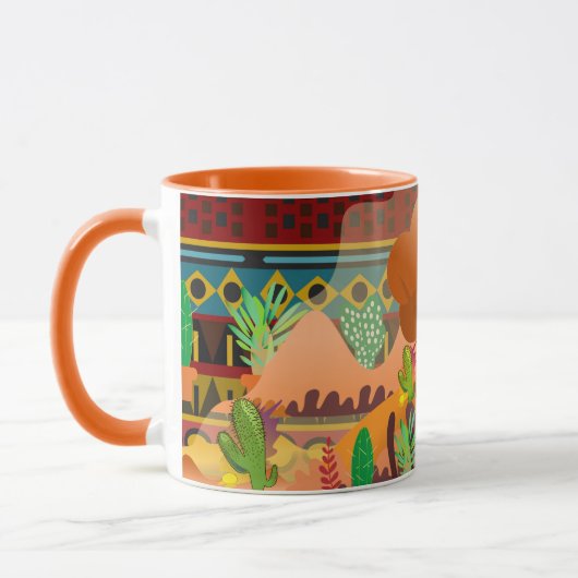 Mug Désert, Montagnes, Cactus (Gauche)