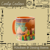 Mug Désert, Montagnes, Cactus