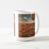 Mug Désert peint 100 ans de parcours (Devant droit)