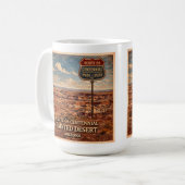 Mug Désert peint 100 ans de parcours (Devant gauche)