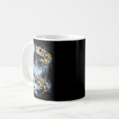 Mug Desert Rain Frog Howling At Moon 90s Retro (Devant gauche)