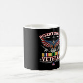 Mug Desert Storm Veteran Pride Persian Gulf War Servic (Devant droit)