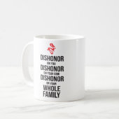 Mug Déshonneur (Devant gauche)