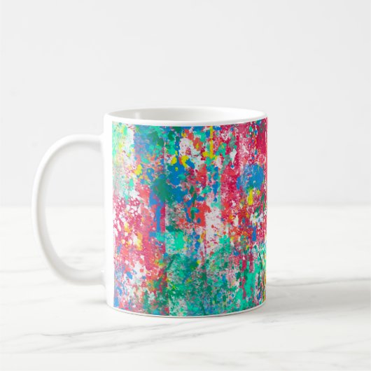 Mug desi de tissu d'illustration numérique abstraite t (Gauche)