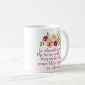 Mug Desiderata Poème Méditation pacifique (Devant droit)