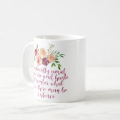 Mug Desiderata Poème Méditation pacifique (Devant gauche)