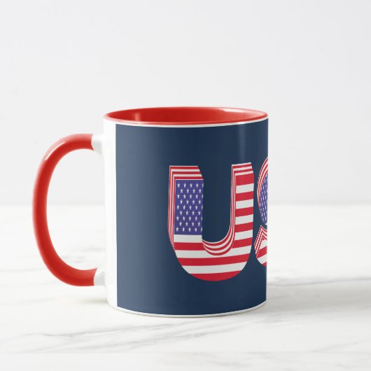 Mug Design 3D USA (Gauche)