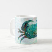 Mug Design 41 crabe turquoise (Devant gauche)