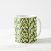 Mug Design à thème Avocado unique (Devant droit)