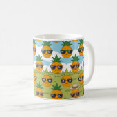 Mug Design à thème unique en ananas (Devant droit)