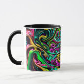 Mug Design Abstrait coloré (Gauche)