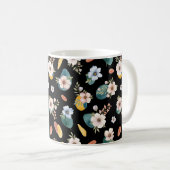 Mug Design Abstrait Floral sans joint (Devant droit)