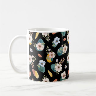 Mug Design Abstrait Floral sans joint