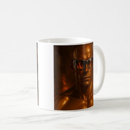 Mug Design androïde futuriste (Devant droit)