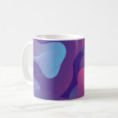 Mug Design arrière - plan dégradé de couleur. Géomètre (Devant gauche)