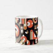 Mug Design arrière - plan géométrique. Application d'i (Devant droit)