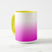 Mug Design Arrière - plan rose Ombr Gradient-60416 (Devant gauche)