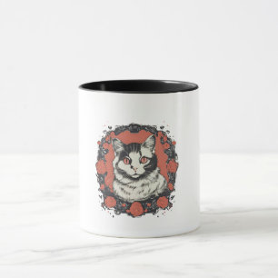 Mug design artistique amoureux des chats mignon