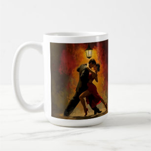 Mug ✨Design artistique romantique d'un couple de tango