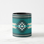 Mug Design aztèque en couleur turquoise (Centre)